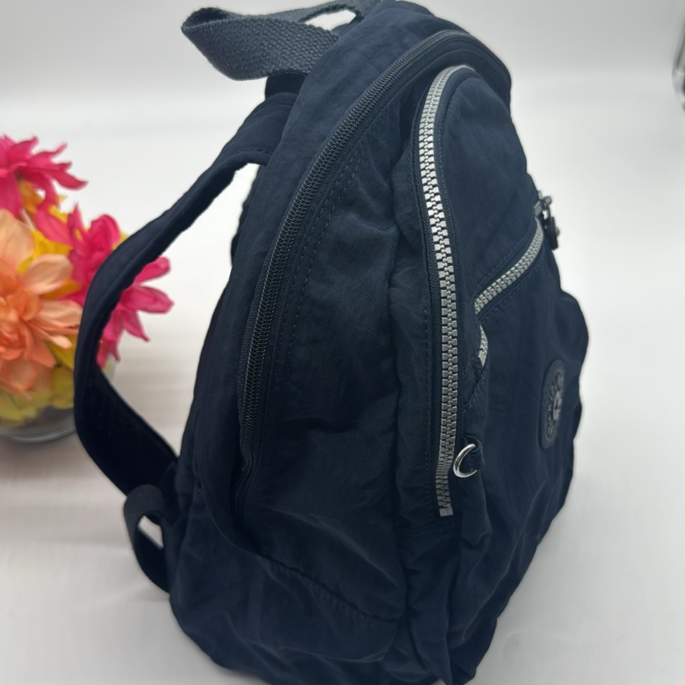 Kipling Navy Blue Nylon Backpack Mcb7118p - image 4